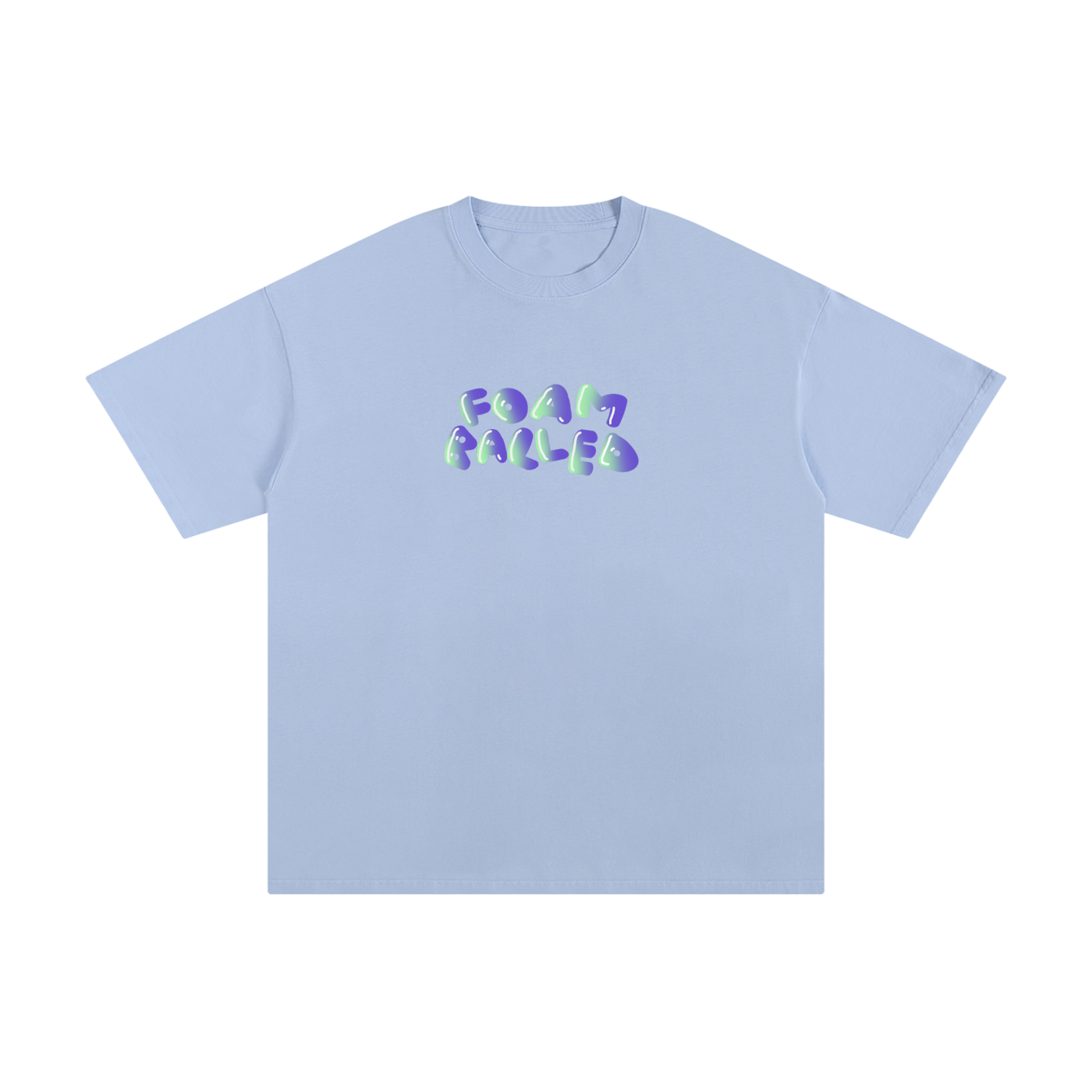 Foam Balled Logo Tee - Blue & Purple