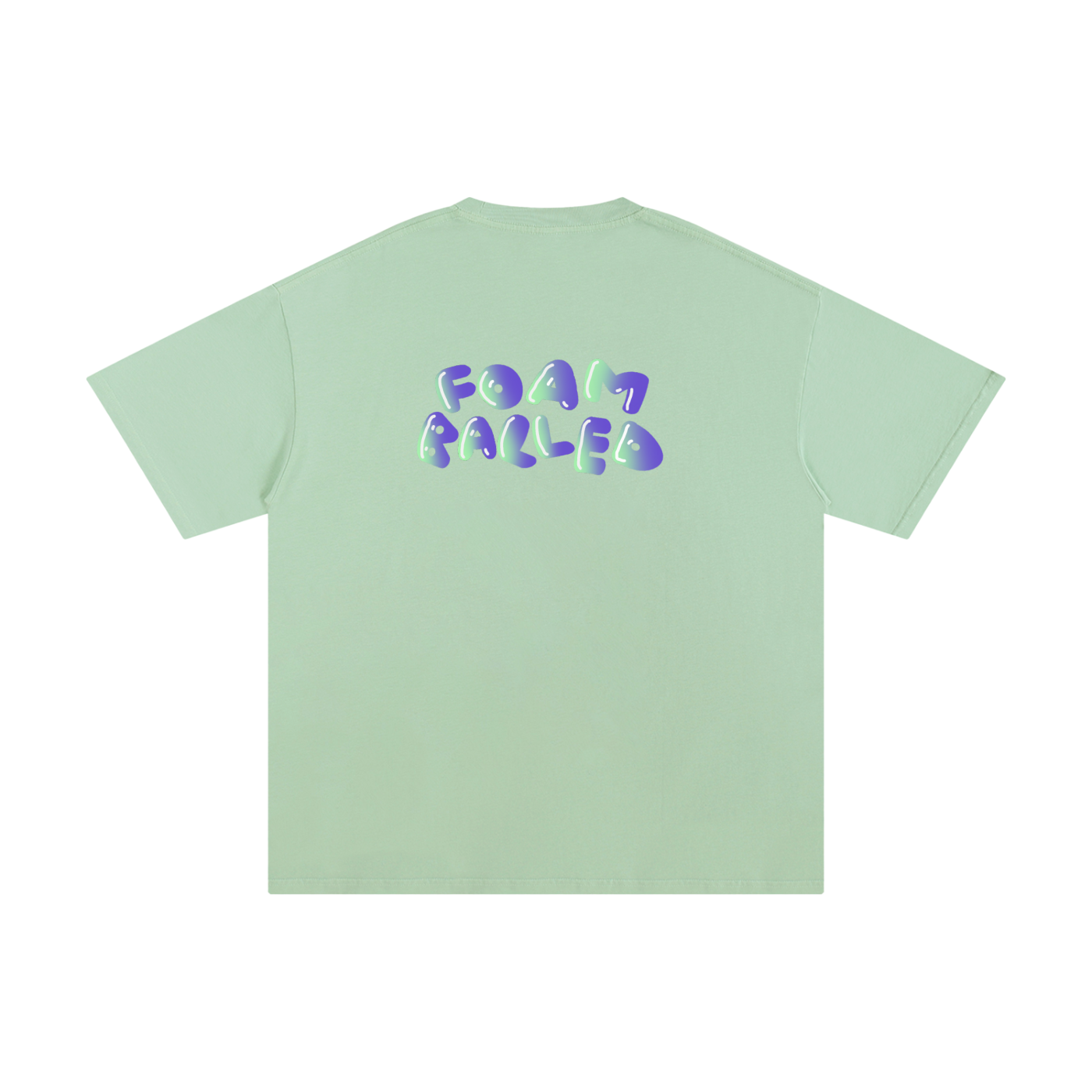 Foam Balled Logo Tee - Blue & Purple