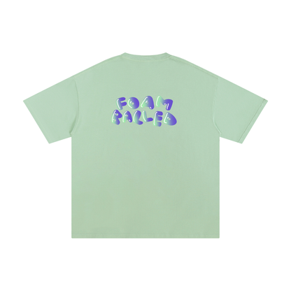 Foam Balled Logo Tee - Blue & Purple