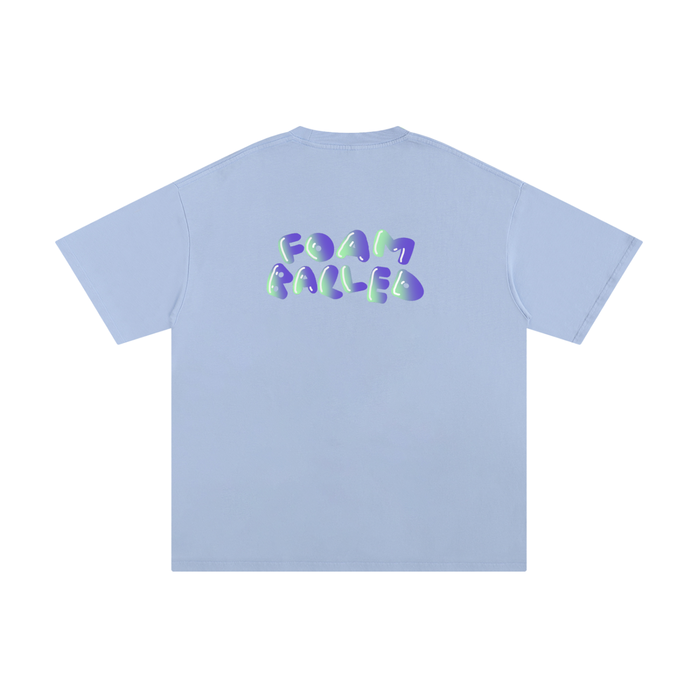 Foam Balled Logo Tee - Blue & Purple