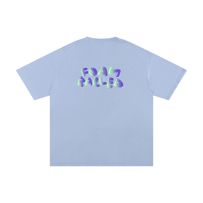 Foam Balled Logo Tee - Blue & Purple