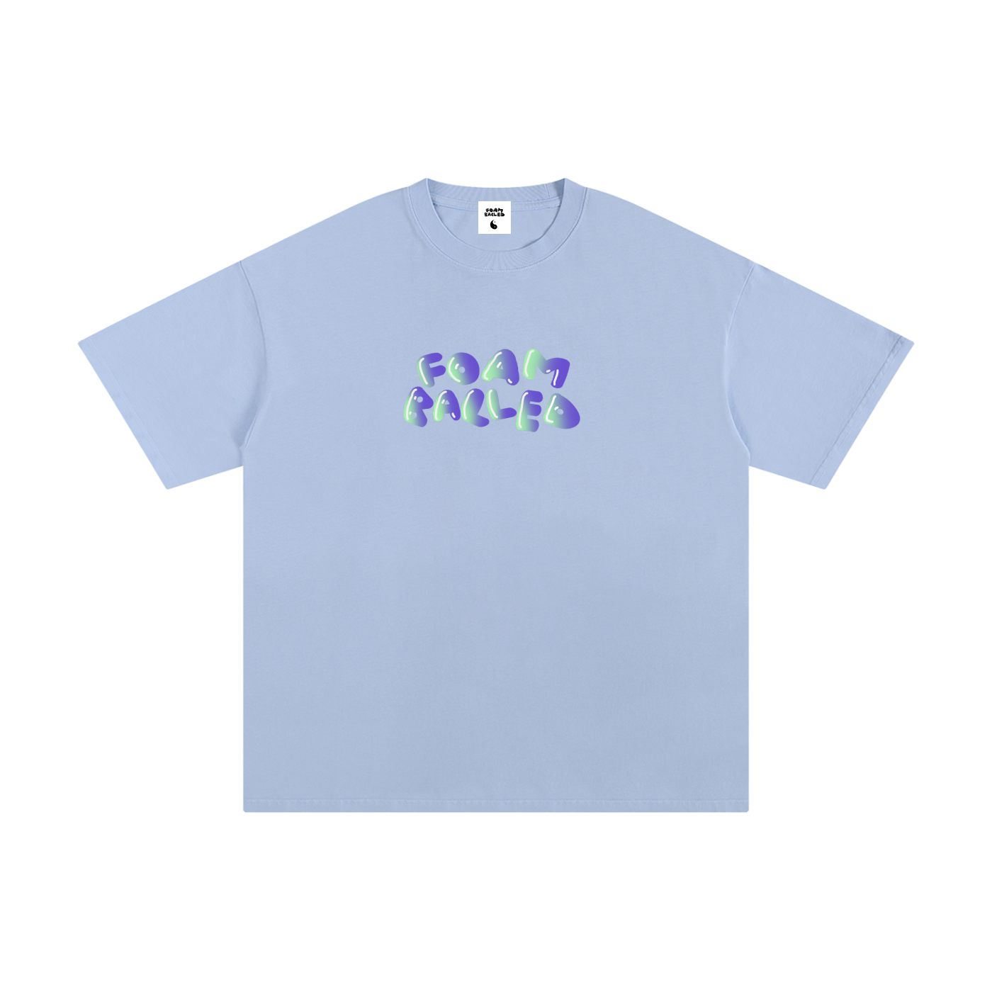 Foam Balled Logo Tee - Blue & Purple