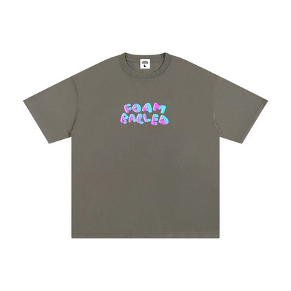 Foam Balled Logo Tee - Blue & Pink